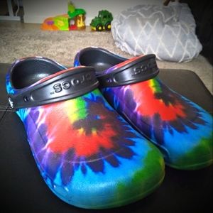 New TieDye Crocs